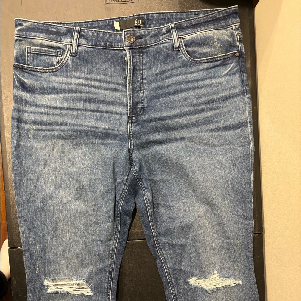 KUT from the KLOTH Jeans Juliet Slouchy Boyfriend Plus  Size 16